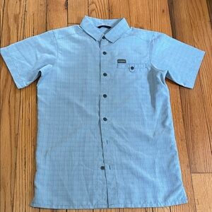 Columbia Men's Blue Casual Button Down Shirt